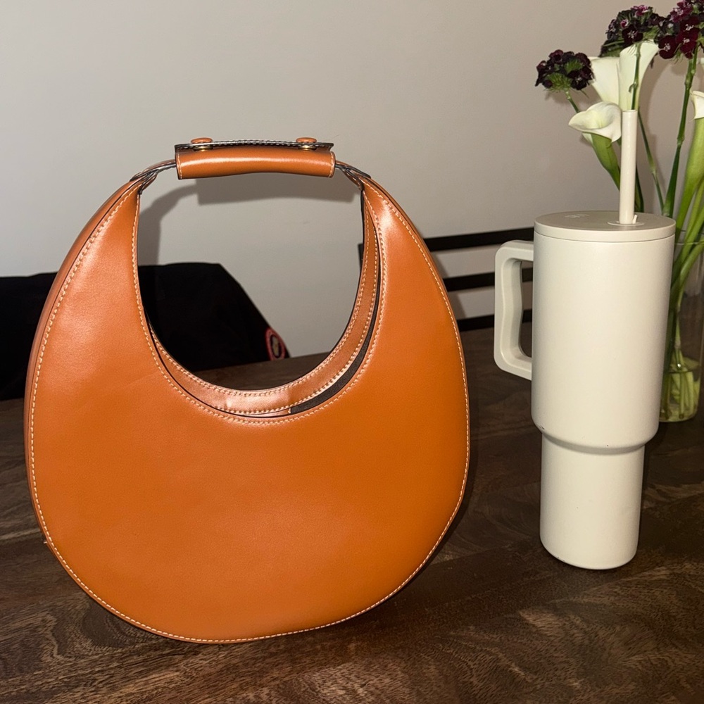 Staud Moon Bag (water bottle for size reference)